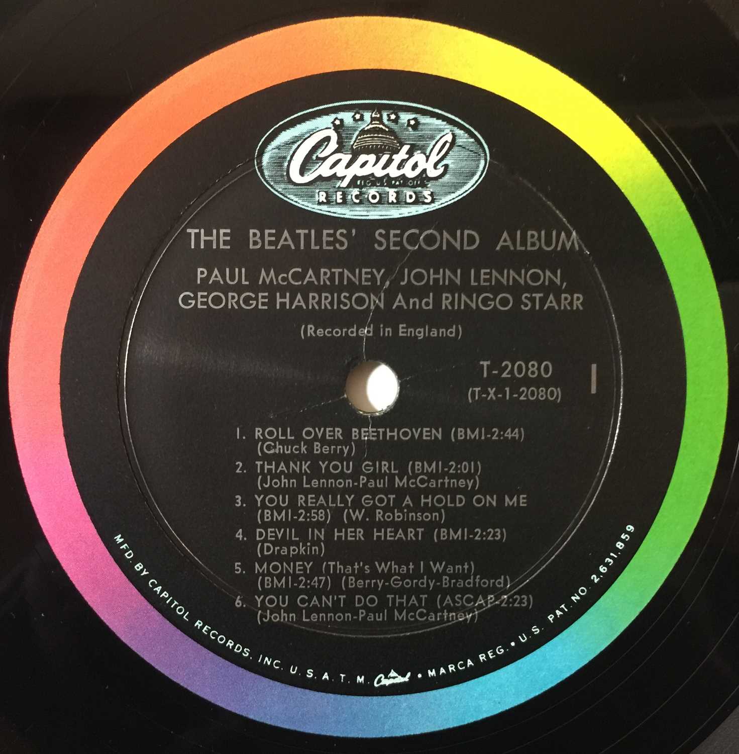 THE BEATLES - SECOND ALBUM LP (ORIGINAL US RCA CONTRACT PRESSING - SUPERB COPY) - Image 3 of 4