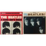 THE BEATLES - A HARD DAY'S NIGHT & MEET THE BEATLES LPs (ORIGINAL/EARLY US PRESSINGS - SUPERB COPIES