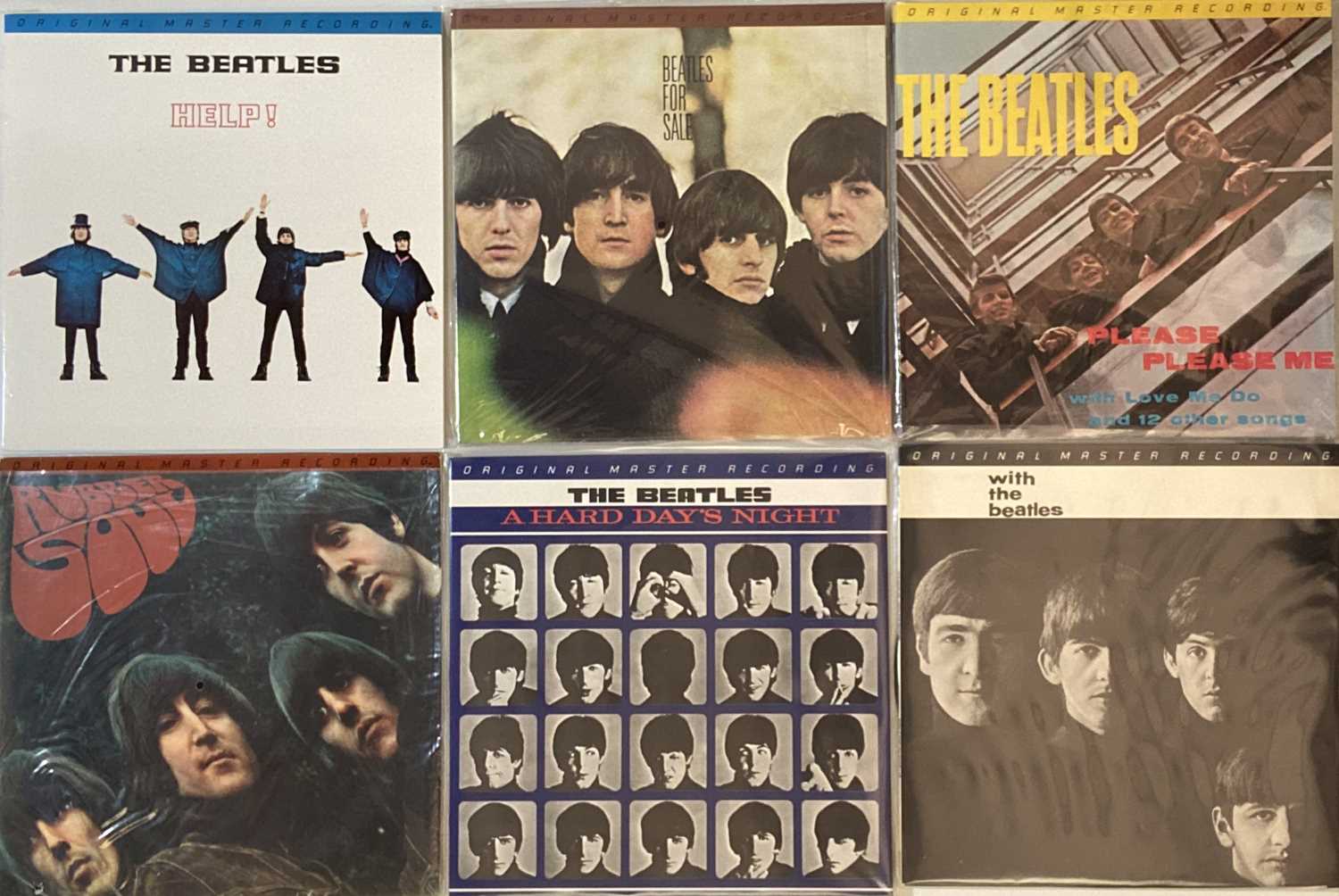 THE BEATLES - ORIGINAL MASTER RECORDING MFSL LPs - COMPLETE RUN OF STUDIO ALBUMS