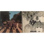 THE BEATLES - REVOLVER & ABBEY ROAD LPs (ORIGINAL US STEREO PRESSINGS - SUPERB COPIES)
