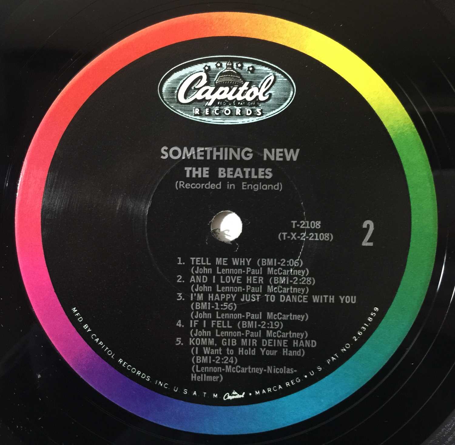 THE BEATLES - SOMETHING NEW LP (ORIGINAL US MONO PRESSING - CAPITOL T 2108 - SUPERB COPY) - Image 4 of 4