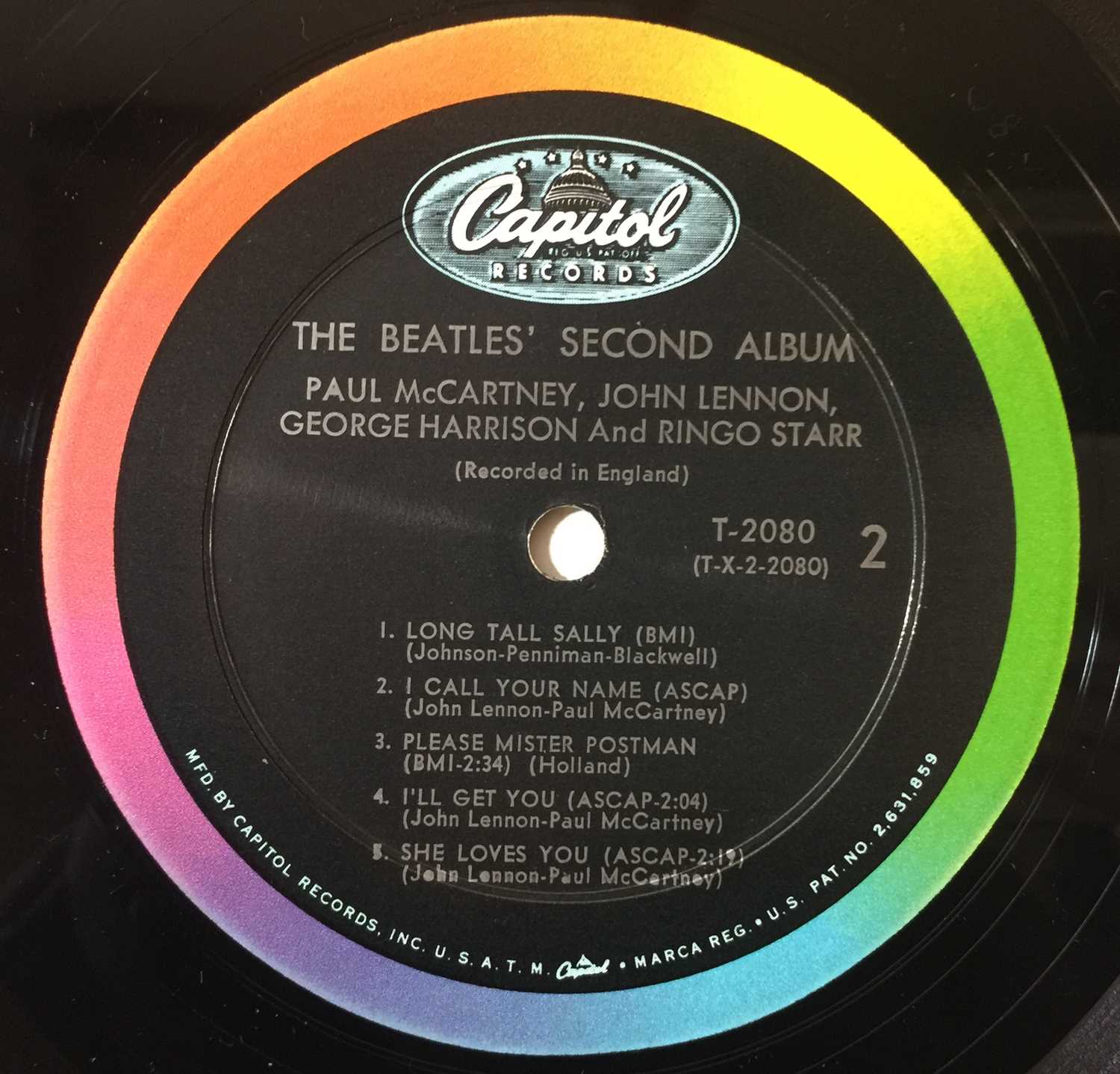 THE BEATLES - SECOND ALBUM LP (ORIGINAL US RCA CONTRACT PRESSING - SUPERB COPY) - Image 4 of 4
