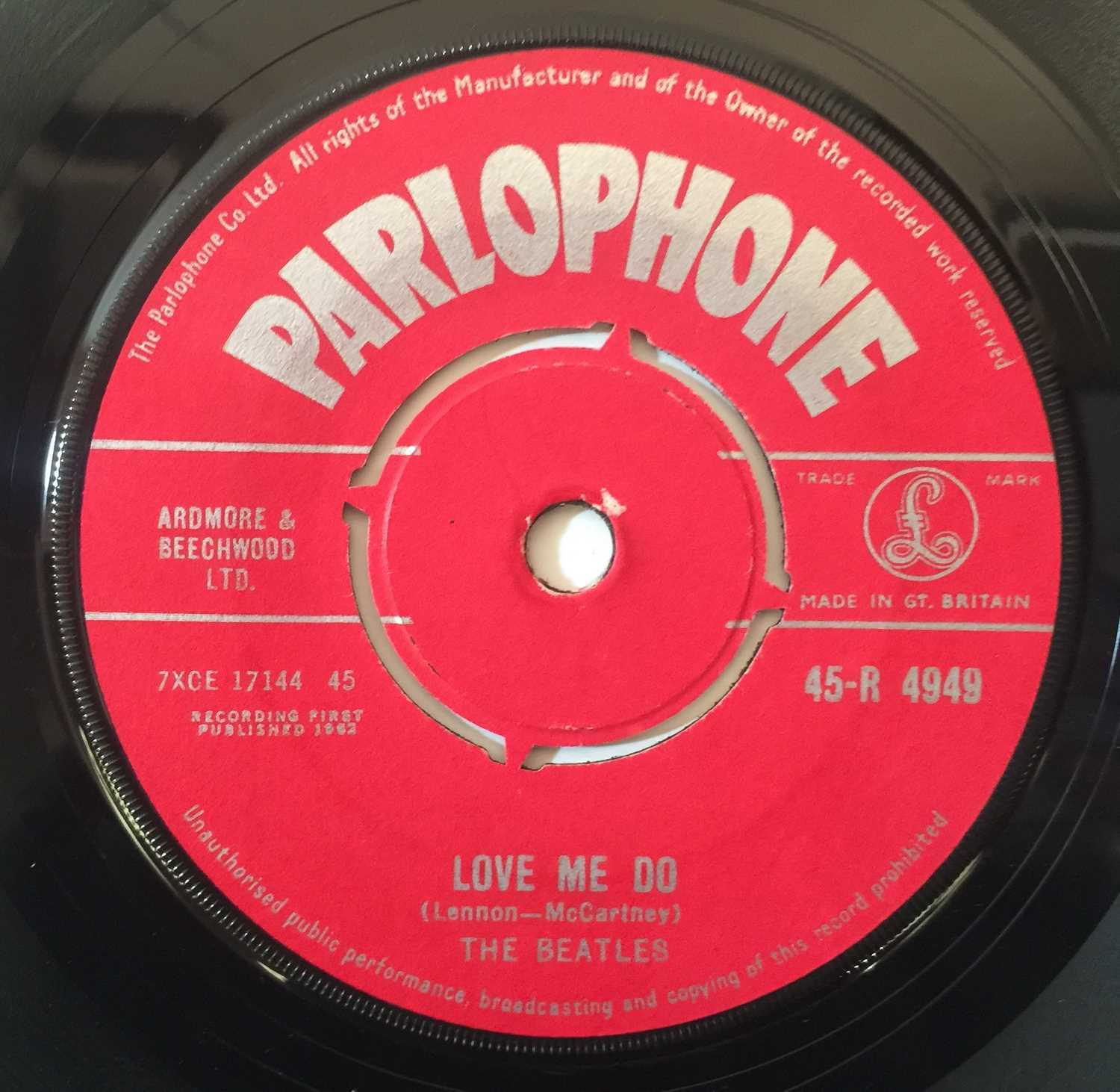 The Beatles - Love Me Do 7" (1st UK Pressing - Parlophone 45-R 4949) - Image 2 of 3