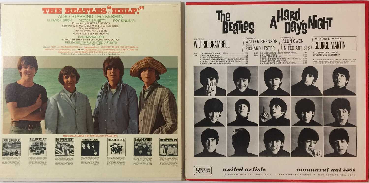 THE BEATLES - A HARD DAY'S NIGHT & HELP! LPs (ORIGINAL US MONO PRESSINGS - SUPERB COPIES) - Image 2 of 4