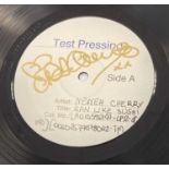 NENEH CHERRY SIGNED WHITE LABEL TEST PRESSING.