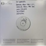 PJ HARVEY - STORIES FROM THE CITY, STORIES FROM THE SEA LP (SIGNED & ILLUSTRATED WHITE LABEL TEST PR
