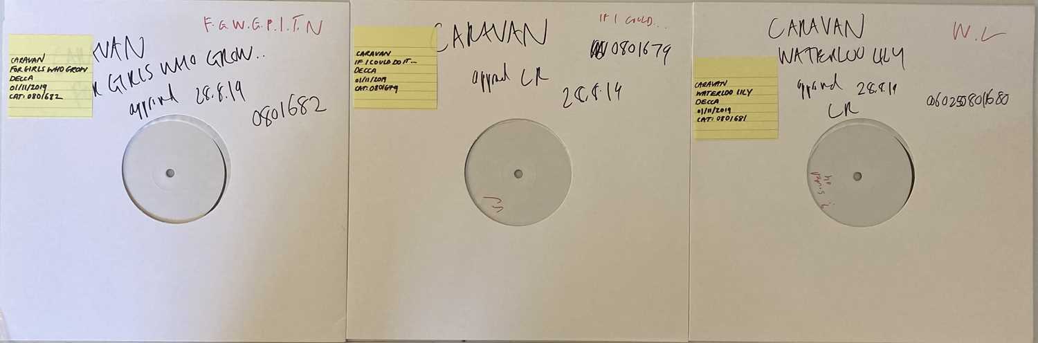 CARAVAN WHITE LABEL TEST PRESSINGS.