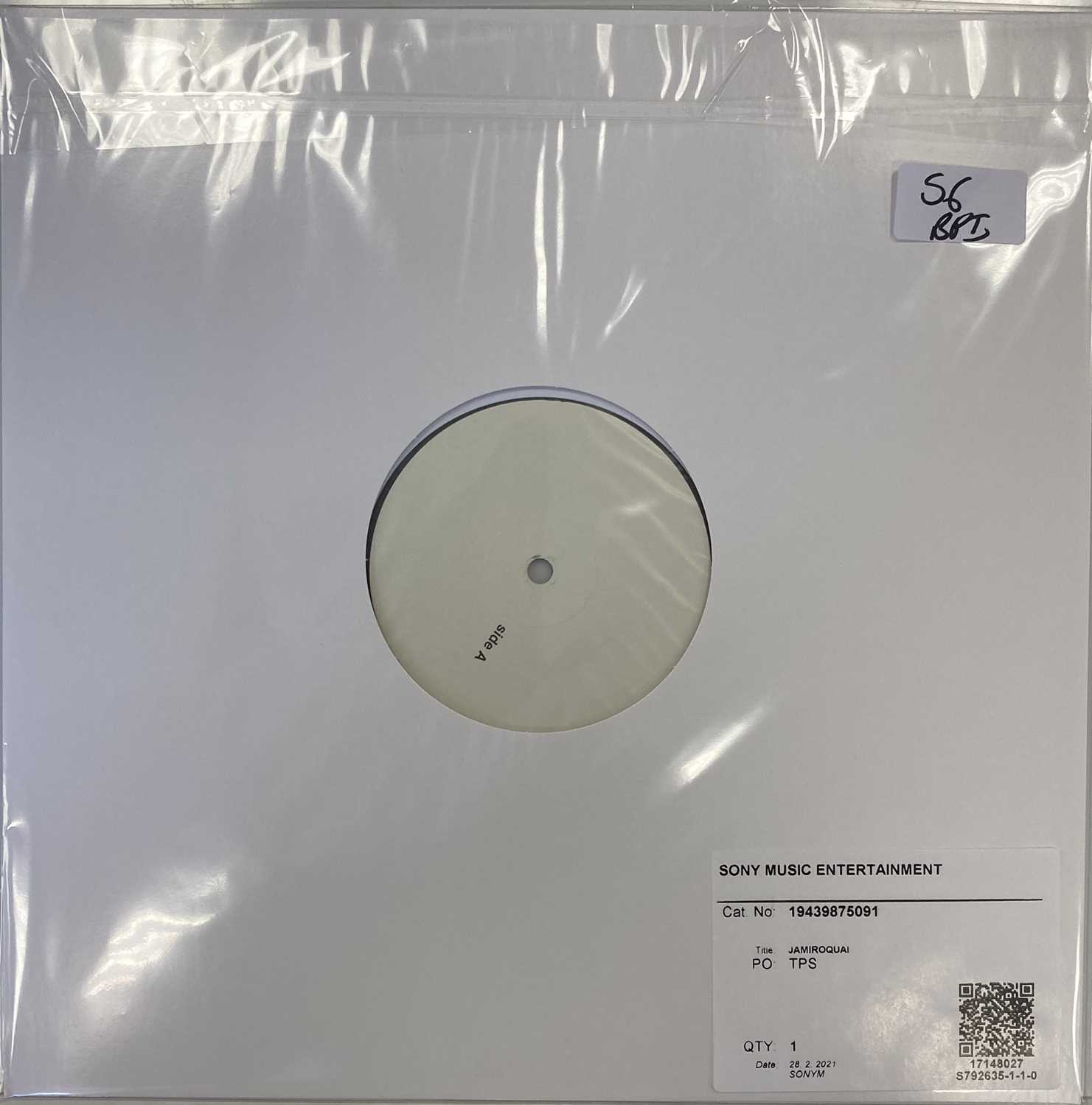 JAMIROQUAI - EVERYBODY'S GOING TO THE MOON/DEEPER UNDERGROUND 12" (2021 RSD WHITE LABEL TEST PRESSIN