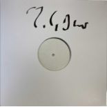 MARK KNOPFLER SIGNED WHITE LABEL TEST PRESSING.