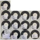 STATUS QUO 1970S SINGLE BOXSET - WHITE LABEL TEST PRESSINGS.