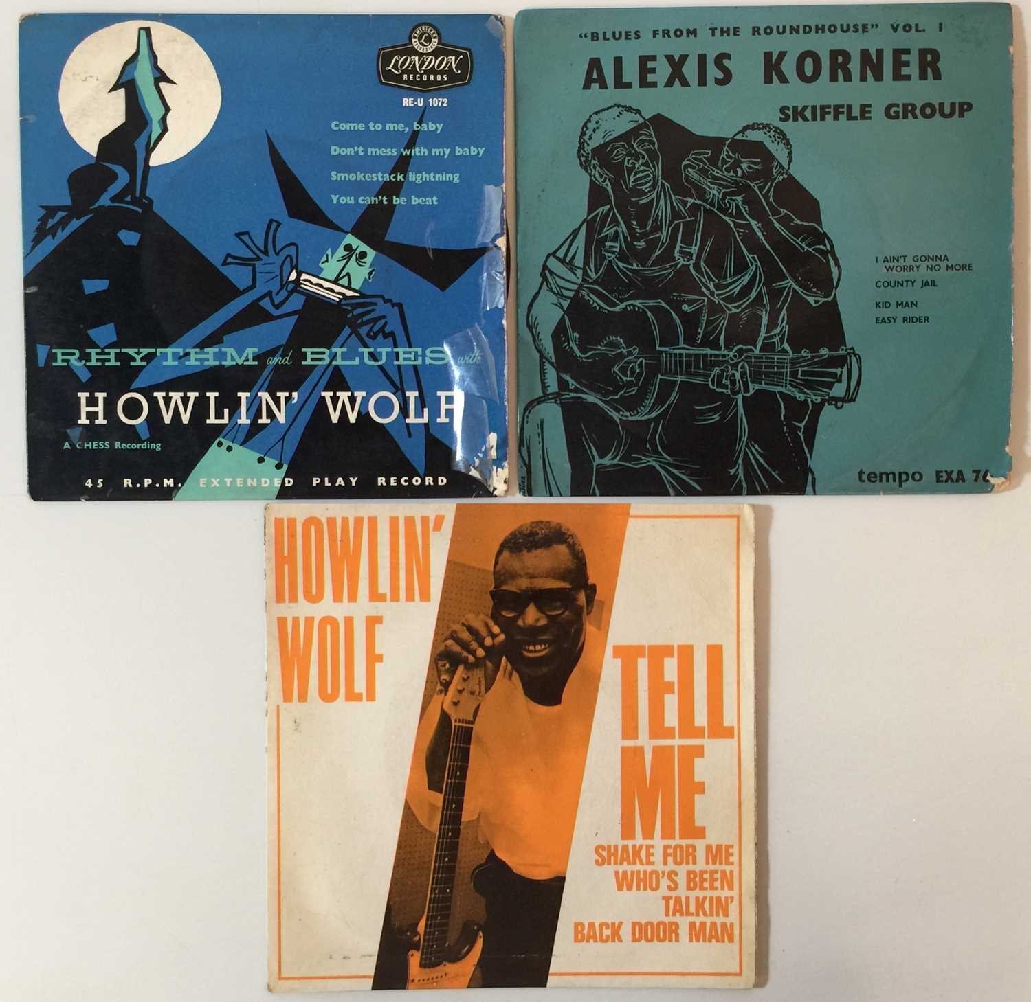 HOWLIN' WOLF/ALEXIS KORNER - UK EP RARITIES