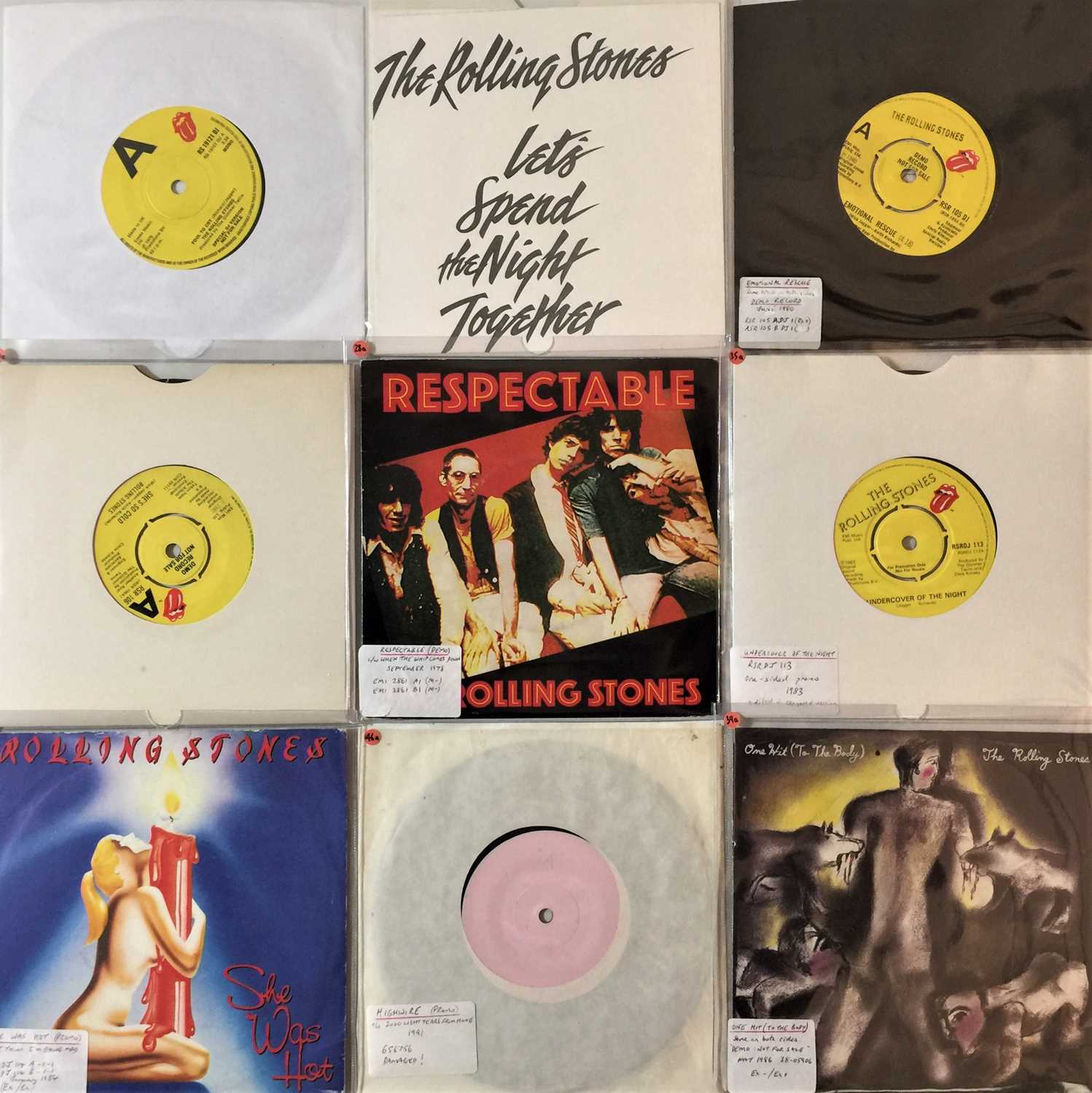 THE ROLLING STONES - 7" DEMOS (70s/80s)