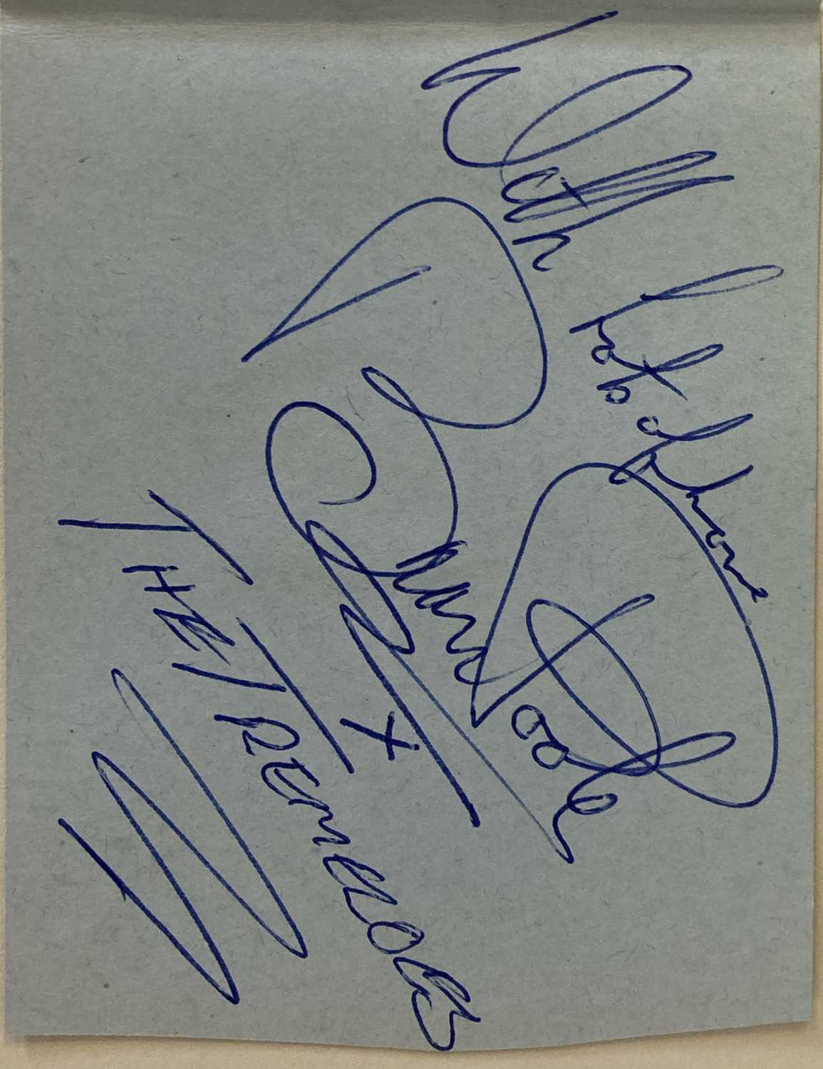 1970S AUTOGRAPHS - RAPLH MCTELL / PATTO / ENO ETC. - Image 3 of 13