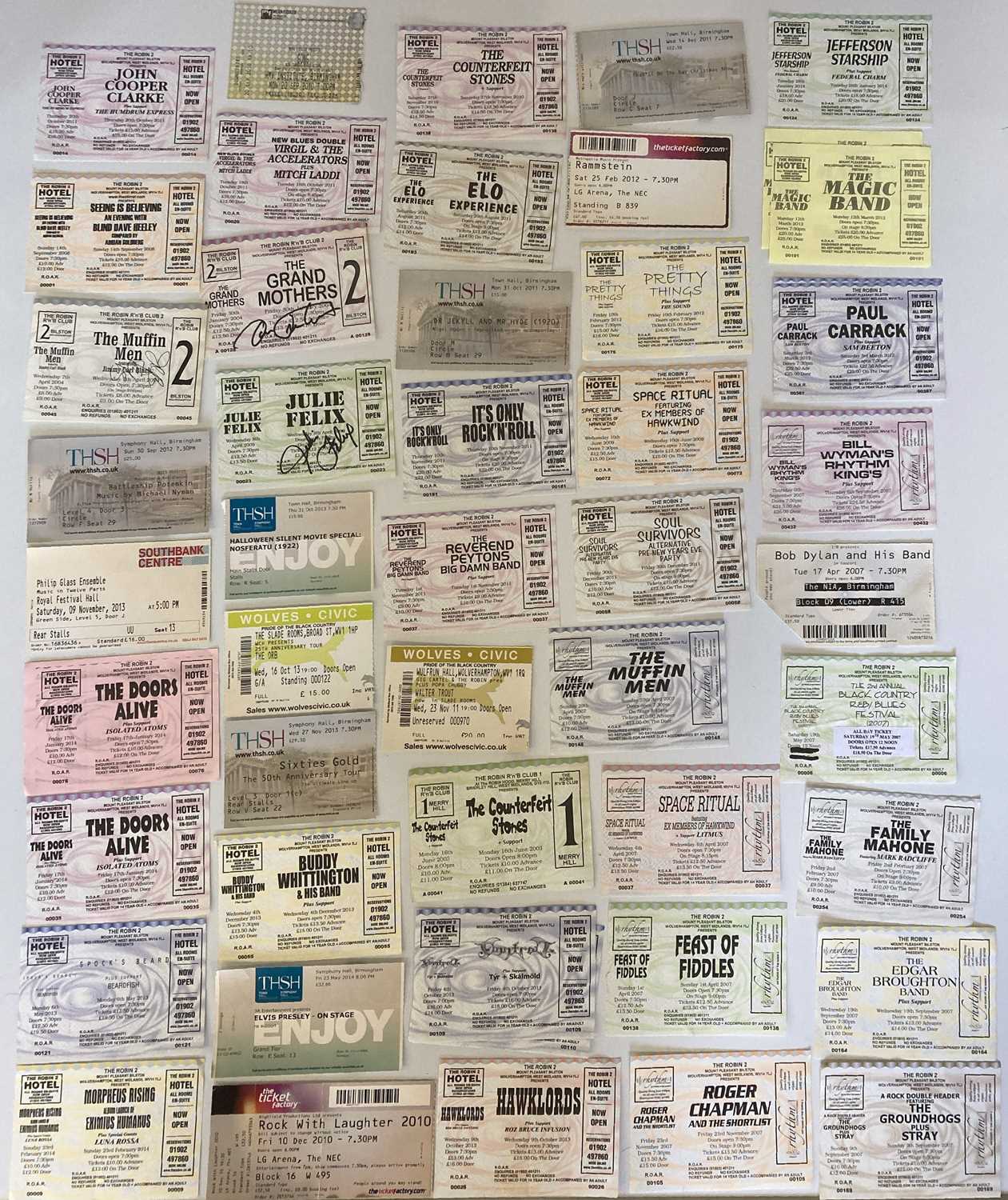 00s CONCERT TICKET ARCHIVE - SOME SIGNED. - Image 6 of 8