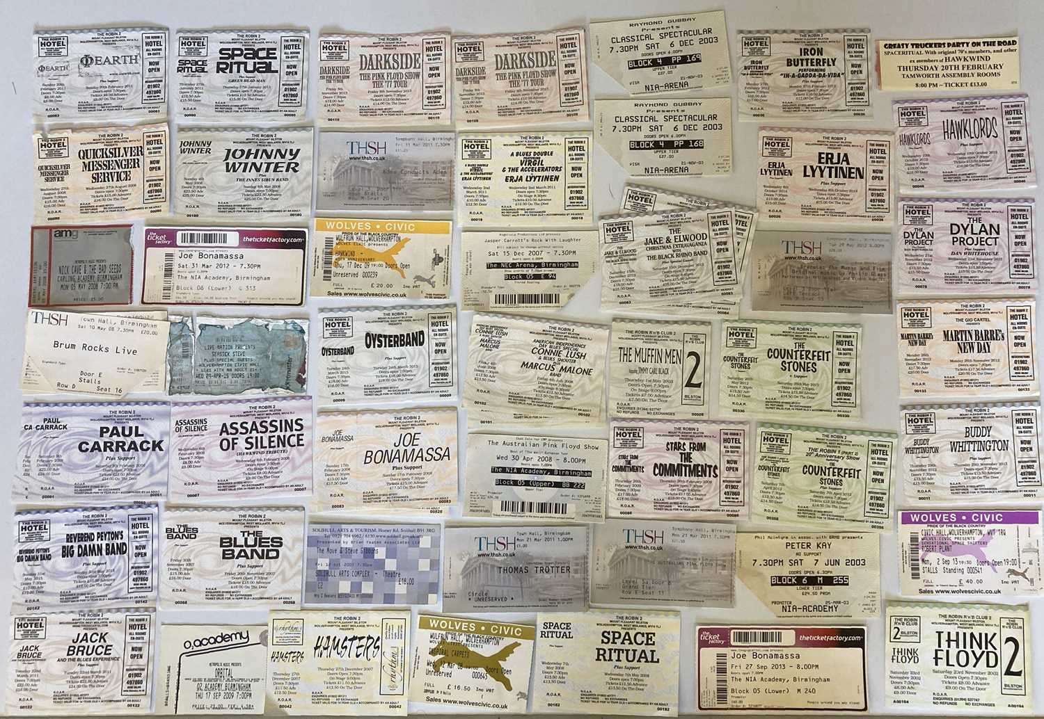 00s CONCERT TICKET ARCHIVE - SOME SIGNED. - Image 4 of 8