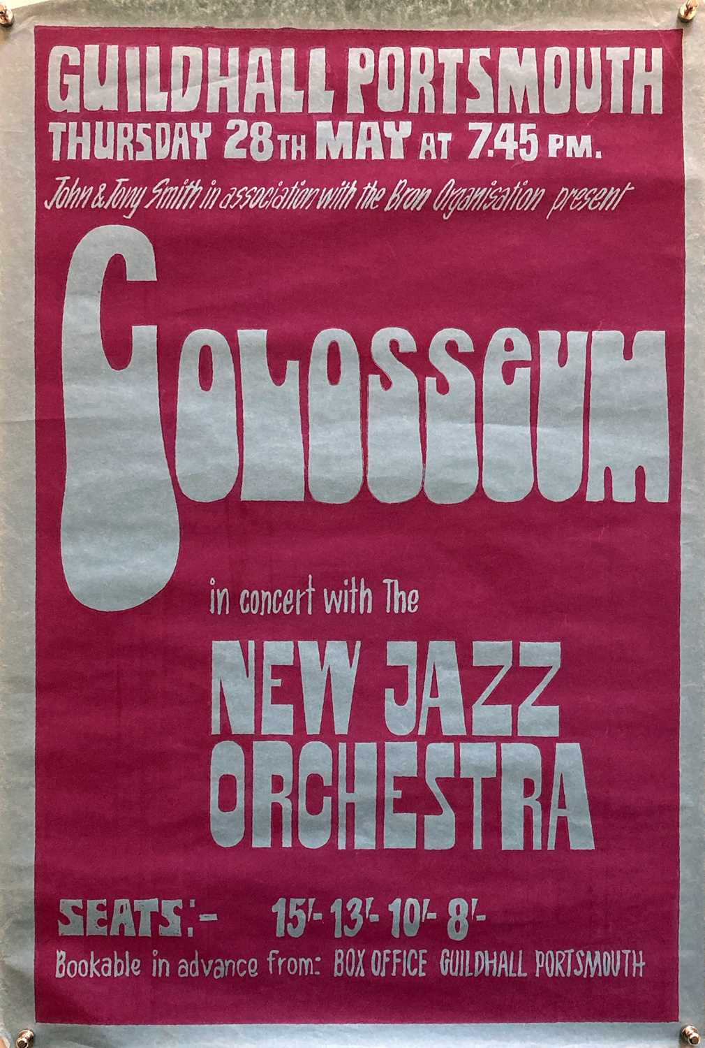 1970S PROG POSTERS - COLOSSEUM / MEDICINE HEAD. - Image 6 of 6