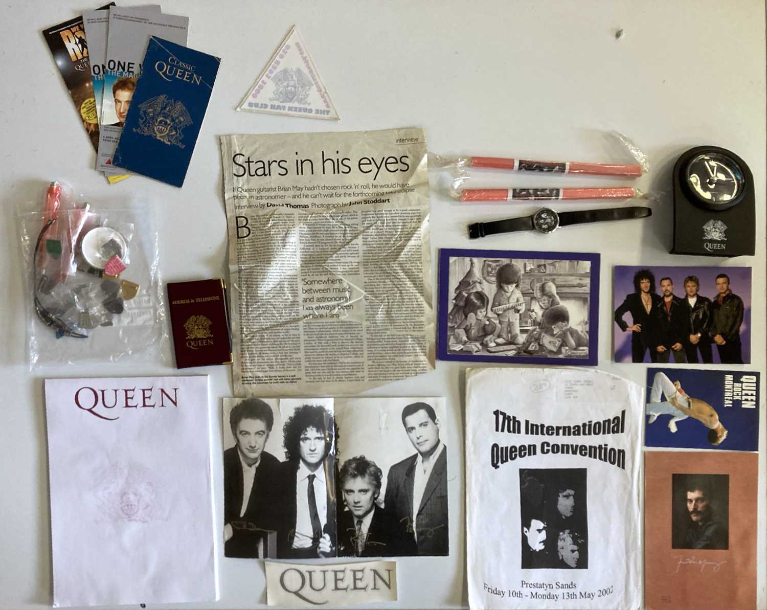 QUEEN FAN CLUB MEMORABILIA. - Image 2 of 4