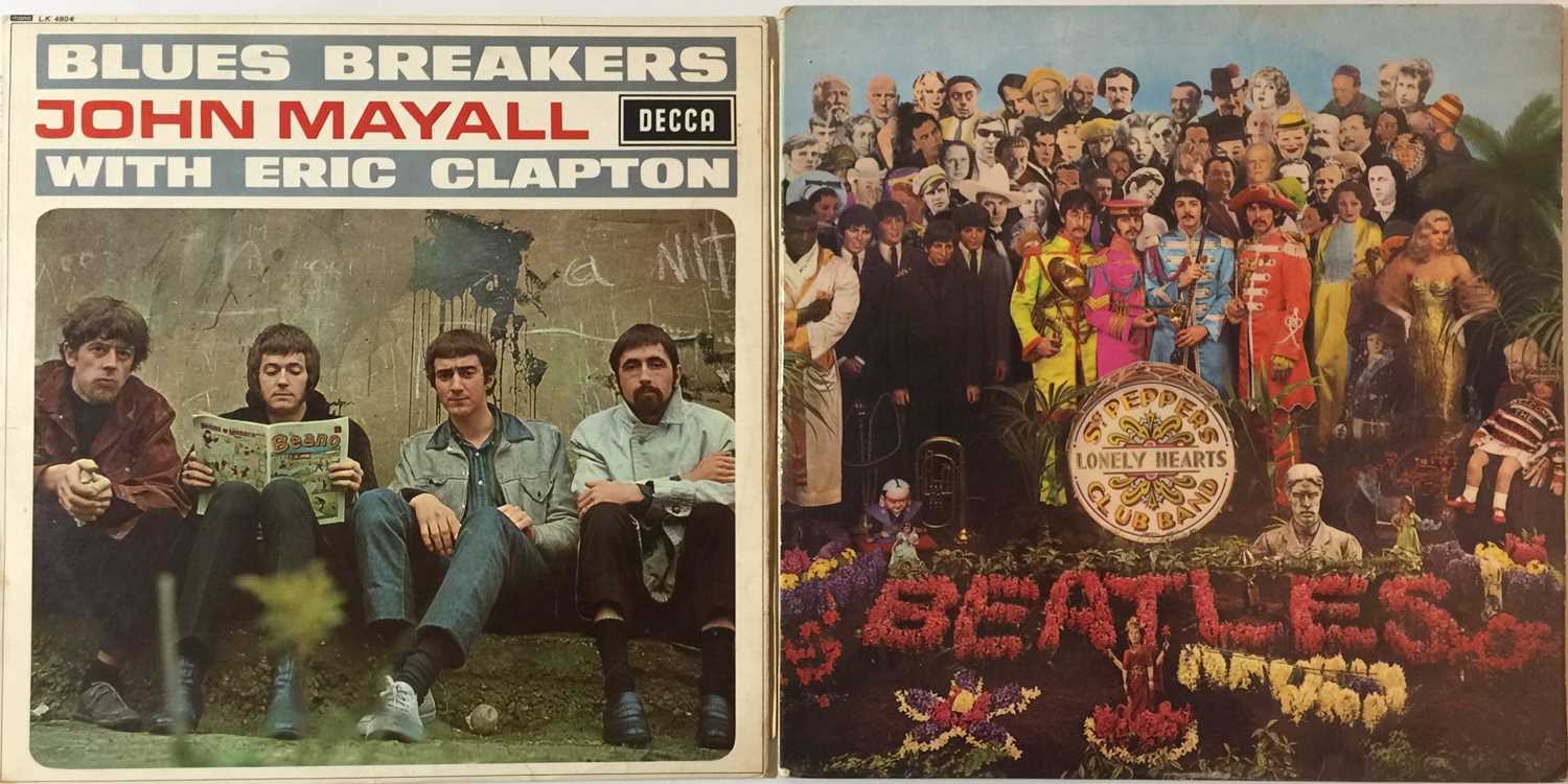 THE BEATLES/JOHN MAYALL & ERIC CLAPTON - UK ORIGINAL LPs