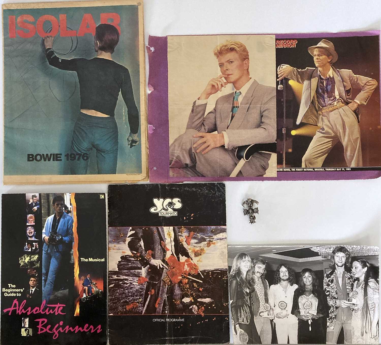 DAVID BOWIE / YES MEMORABILIA. - Image 3 of 7