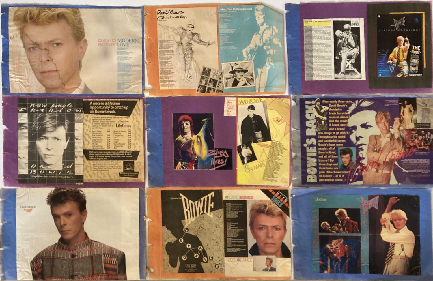 DAVID BOWIE / YES MEMORABILIA. - Image 5 of 7