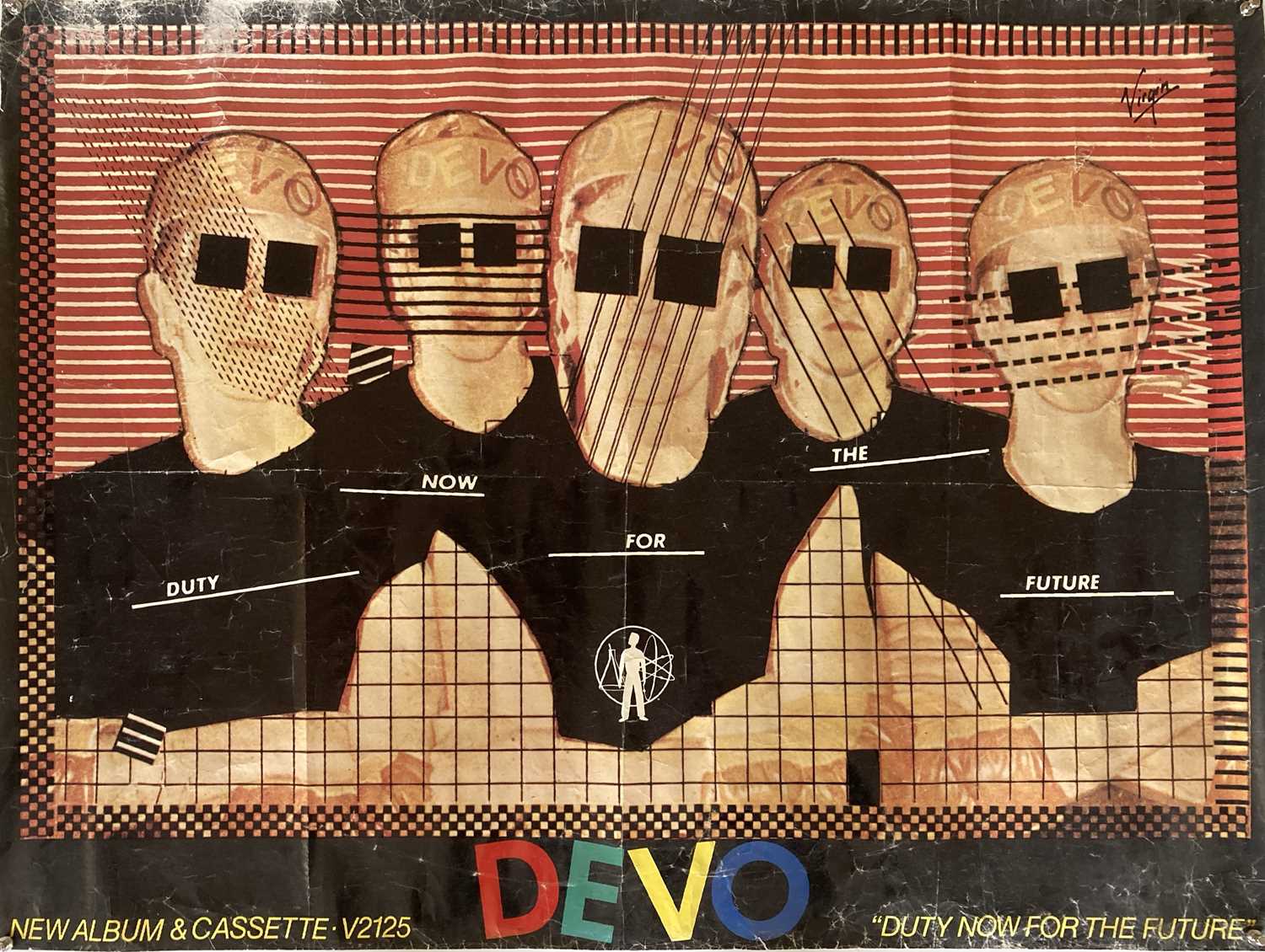 DEVO FREEDOM OF CHOICE ORIGINAL POSTER. - Image 2 of 2