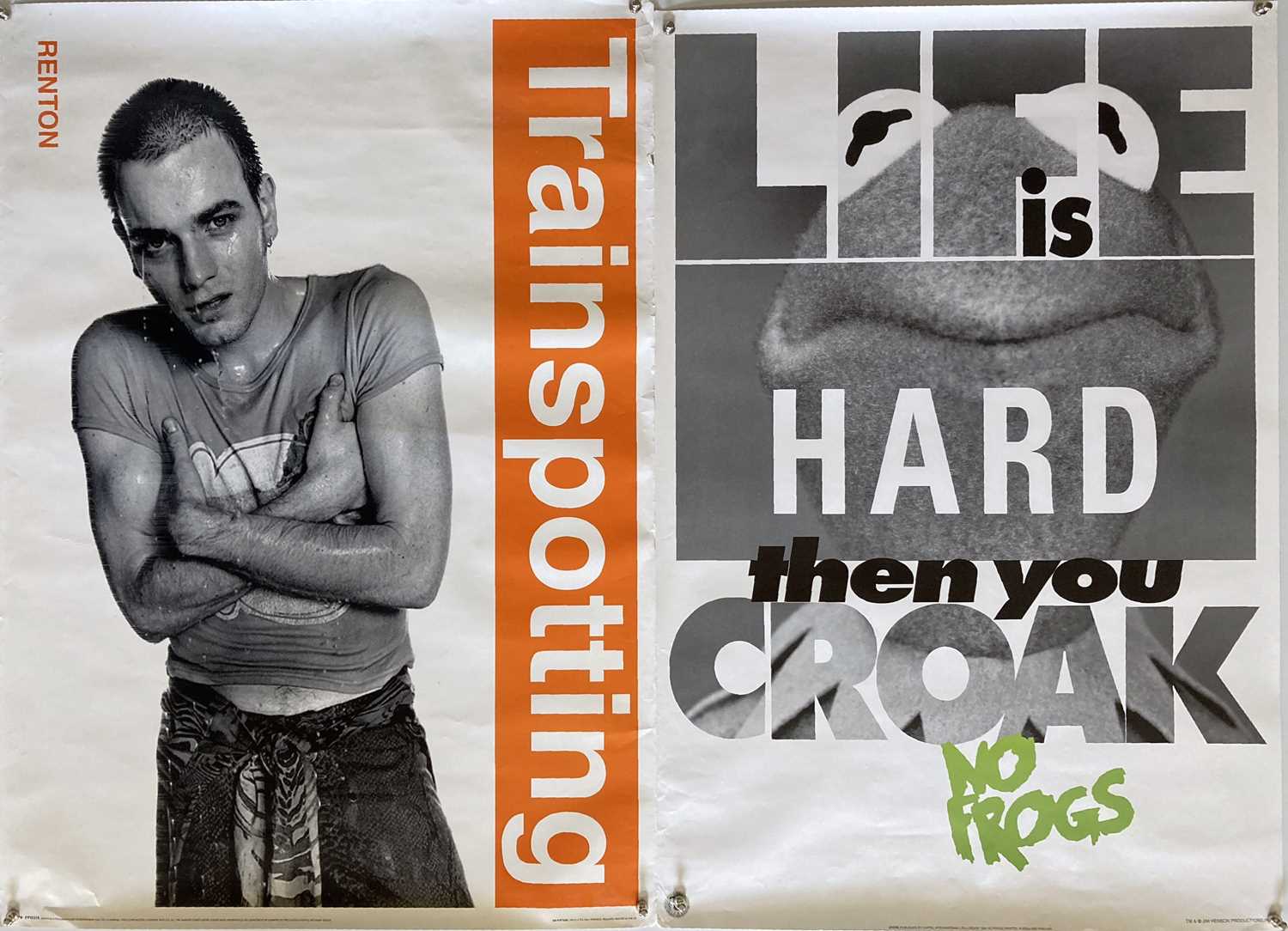 OASIS / TRAINSPOTTING POSTERS. - Image 2 of 2