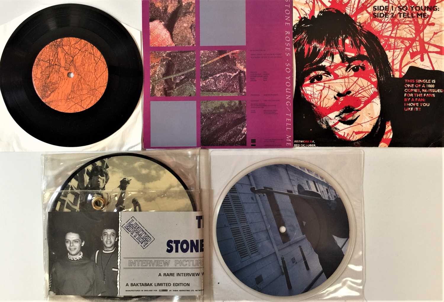 THE STONE ROSES - 7" COLLECTION (PRIVATE/FAN RELEASES) - Image 2 of 2