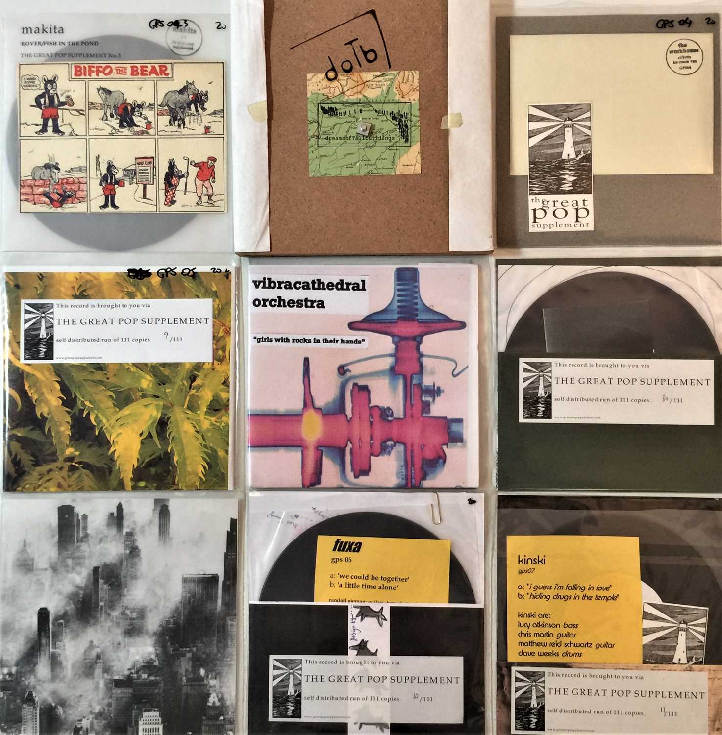 THE GREAT POP SUPPLEMENT - INITIAL 7" RELEASES