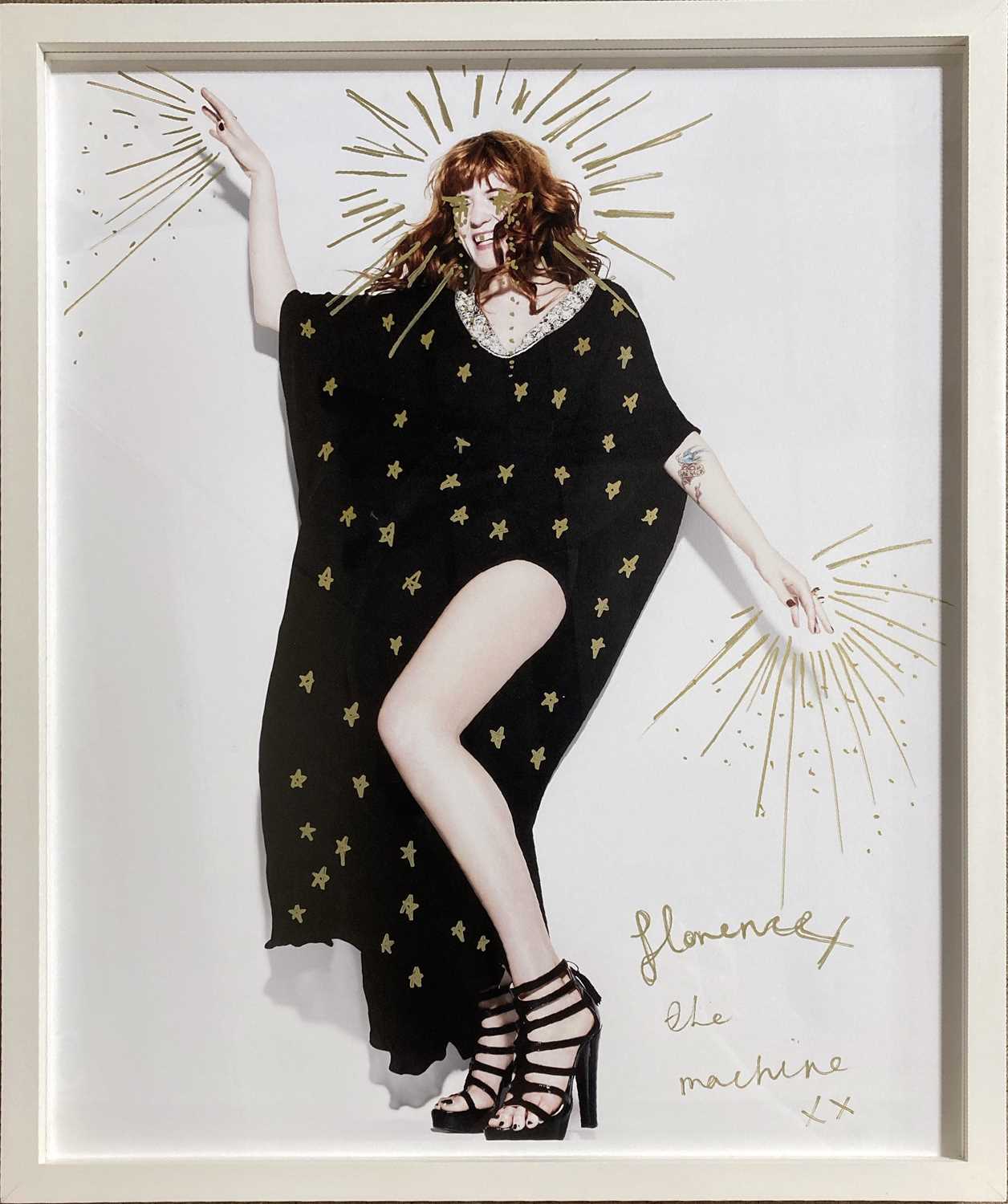 FLORENCE AND THE MACHINE - 1/1 RANKIN 'DESTROY' PRINT.