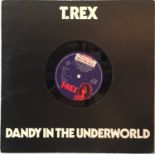 T REX - DANDY IN THE UNDERWORLD LP - WITH PRE-RELEASE PROMO PACK