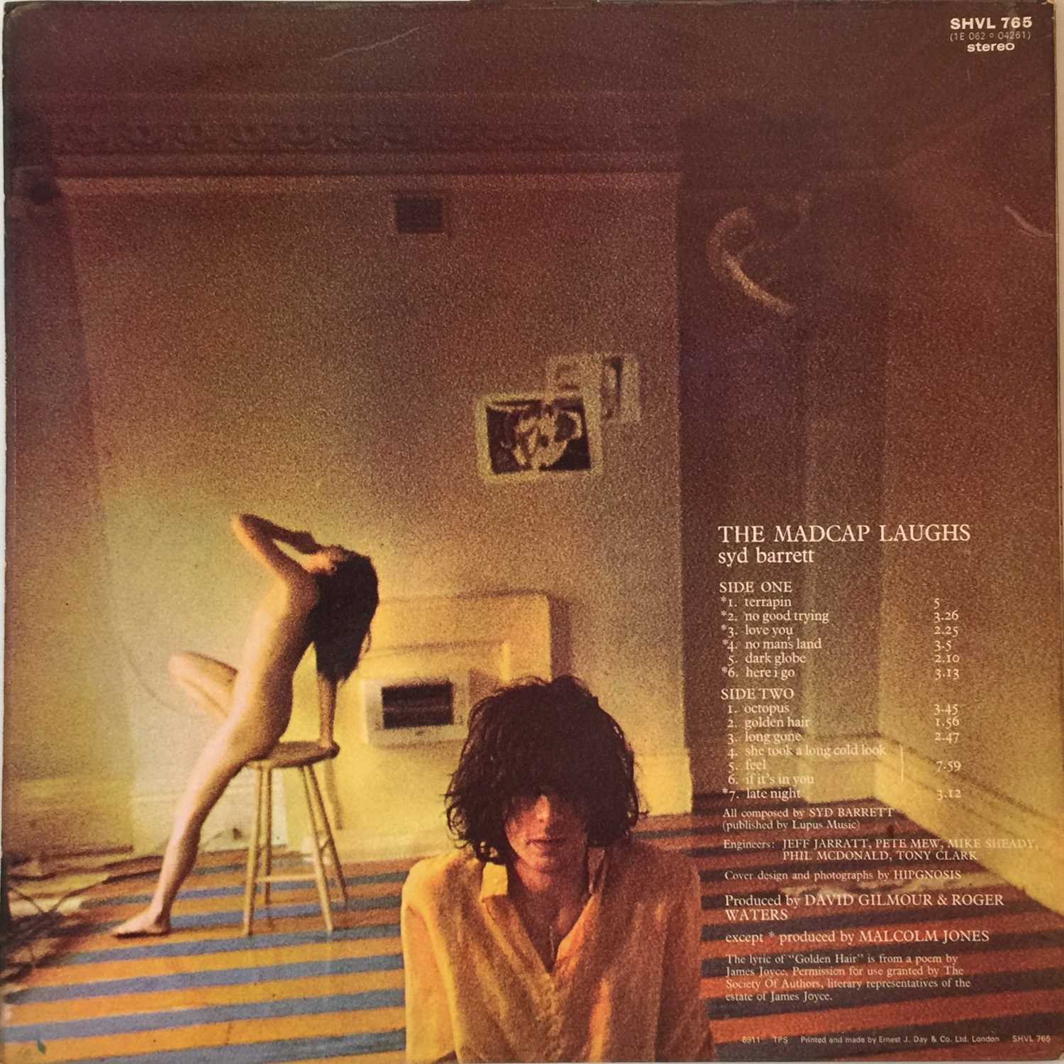 SYD BARRETT - THE MADCAP LAUGHS LP (1ST UK PRESSING - HARVEST SHVL 765) - Image 3 of 5