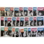 FULL SET OF ROLLING STONES MONTHLY BOOKS.