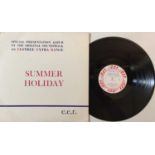 CLIFF RICHARD/ THE SHADOWS - SUMMER HOLIDAY LP (ELSTREE STUDIOS - RARE PROMO)