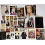 DAVID BOWIE PROGRAMMES AND MAGAZINES.