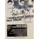 PAUL WELLER SIGNED CD SET.