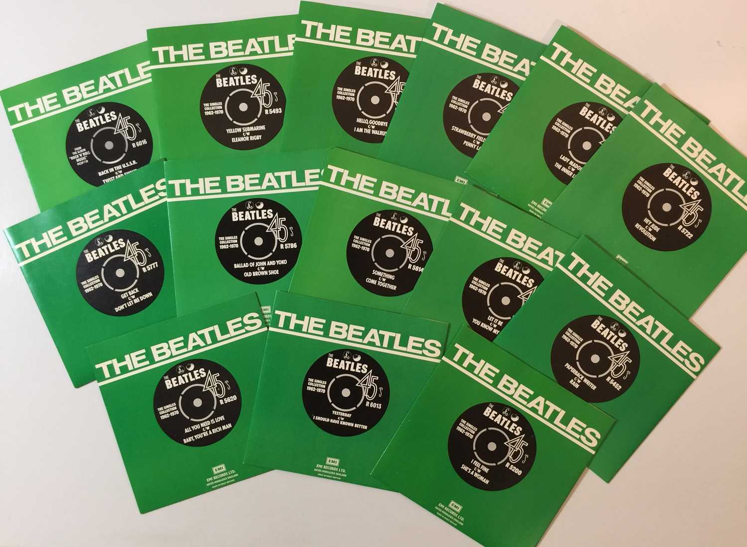 THE BEATLES - THE SINGLES COLLECTION 1962-1978 (25 x 7" BOX SET - 1970s RELEASE 'BLACK BOX'). The - Image 5 of 6