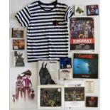 GORILLAZ MEMORABILIA NIC KID ROBOT AND PRINTS.