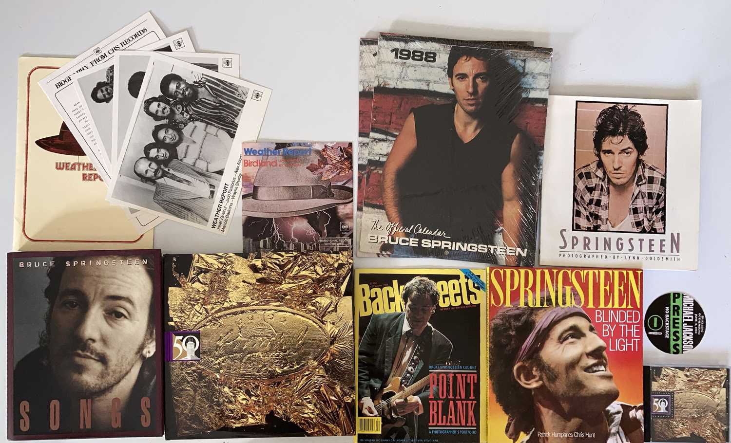 BRUCE SPRINGSTEEN/CAPITOL RECORDS MEMORABILIA.