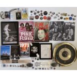 ASSORTED ROCK COLLECTABLES INC BADGES.