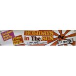 SEX PISTOLS - HOLIDAY IN THE SUN BANNER.