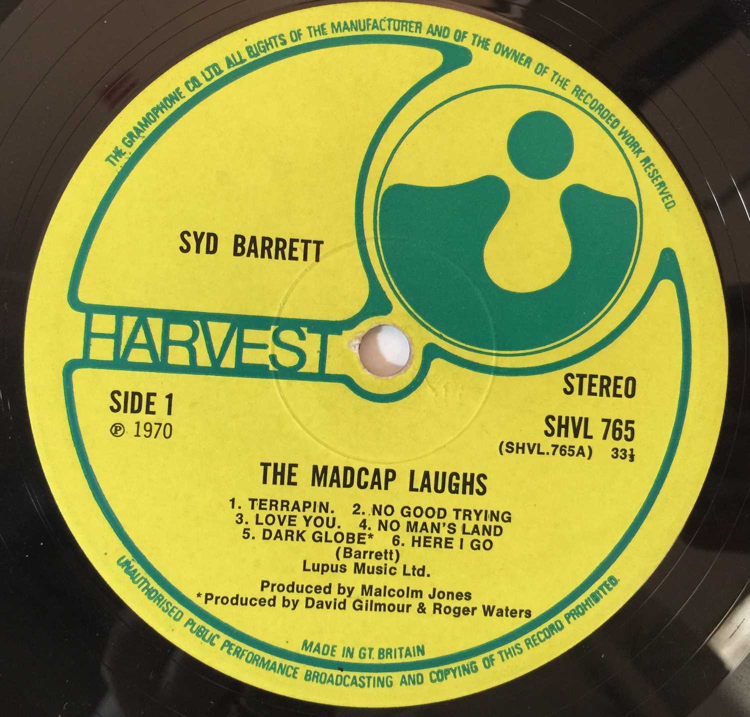 SYD BARRETT - THE MADCAP LAUGHS LP (1ST UK PRESSING - HARVEST SHVL 765) - Image 4 of 5