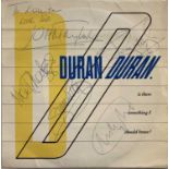 DURAN DURAN SIGNED 7".