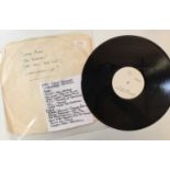 NEW WAVE LPs/12"/7" - WHITE LABEL TEST PRESSINGS