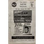 ELVIS 1957 RCA FLYER.