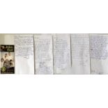 TAKE THAT - ORIGINAL HANDWRITTEN LETTERS FROM THE BAND.