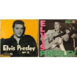 ELVIS PRESLEY - ROCK 'N' ROLL NUMBER 1 & 2 LPs (ORIGINAL UK HMV COPIES - CLP 1093/1105)