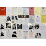 LARGE COLLECTION OF MUSIC PRESS AND PROMOTIONAL ITEMS.