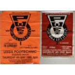 NED'S ATOMIC DUSTBIN + POP WILL EAT ITSELF CONCERT POSTERS.
