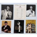 ELVIS PRESLEY - ORIGINAL LAS VEGAS MENUS - 1972.