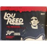 LOU REED RAINBOW THEATRE SOUVENIR POSTER.